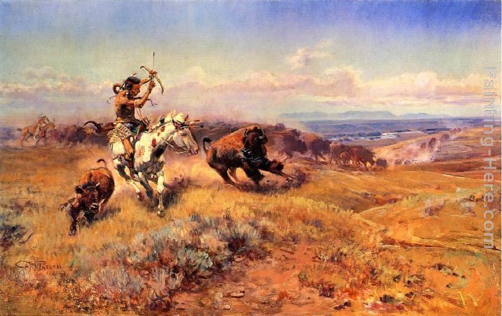 Charles Marion Russell Horse of the Hunter
